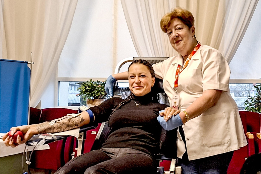 Donoru dienā Limbažos ziedo asinis, lai glābtu dzīvības