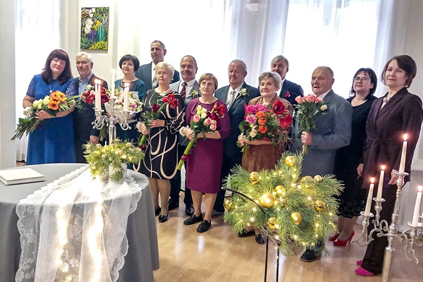Puikules muižā sumina ilgu kopdzīvi