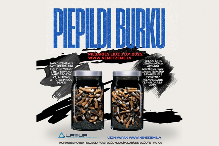 Izsludina vides ilgtspējas konkursu «Piepildi burku»