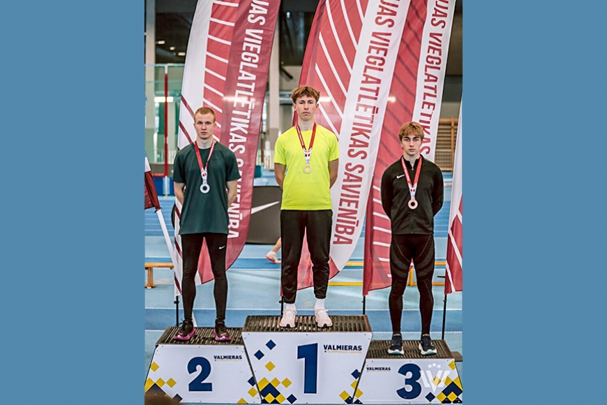 Latvijas čempionātā vieglatlētikā mūsu sportistiem četras medaļas un izcili rezultāti