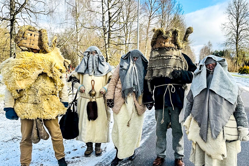 Vidrižu «Delve» lustējās 26. Starptautiskajā masku tradīciju festivālā Bauskā