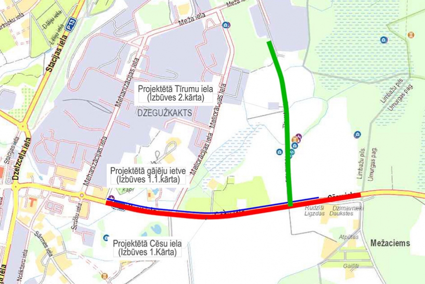 Viss gatavs, lai sāktu Cēsu un Tīrumu ielas pārbūvi Limbažos