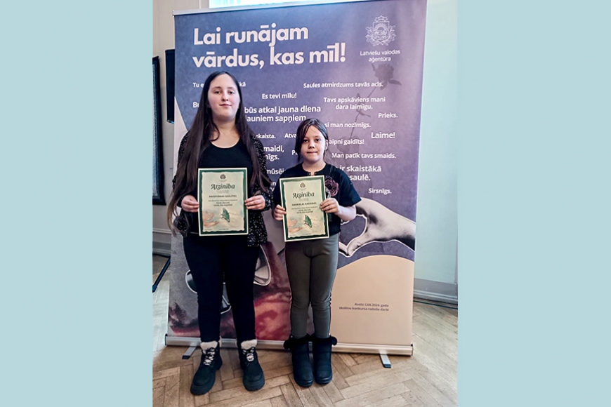 Umurgas, Pāles un Salacgrīvas skolēniem panākumi konkursā «Vārds, kas mīl, vārds, kas nogalina»