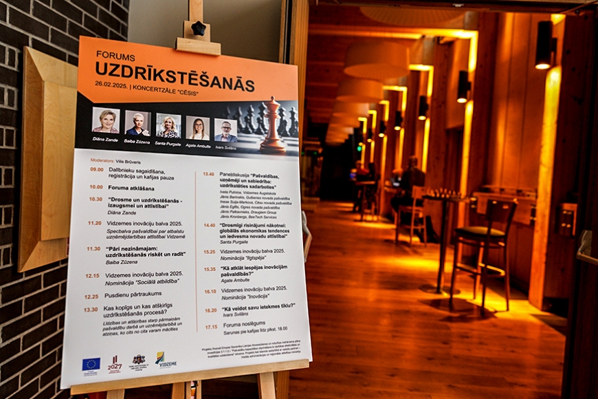 Vidzeme spriež par to, kā uzdrīkstēties