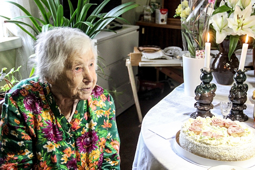 Viļķeniete sumināta 102. jubilejā