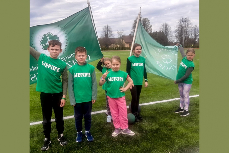 Liepupes mazpulcēni sporta spēlēs Valdemārpilī
