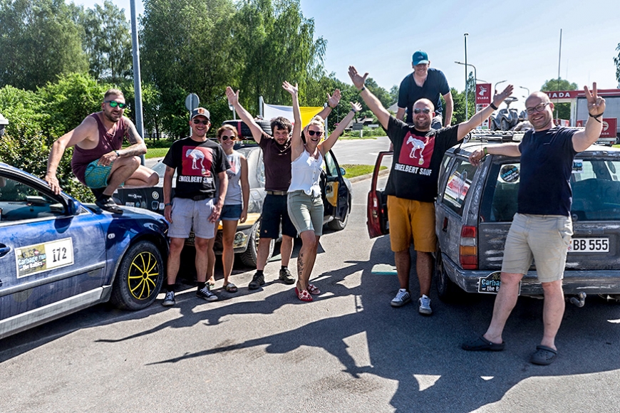 Grabažu rallijs dodas cauri Limbažiem