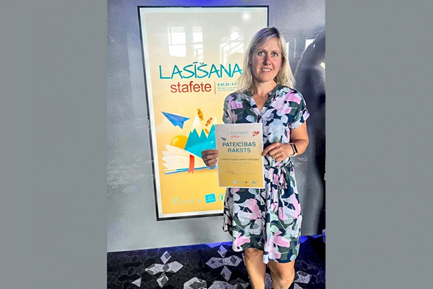 «Lasīšanas stafetē» piedalījās arī mūsējie