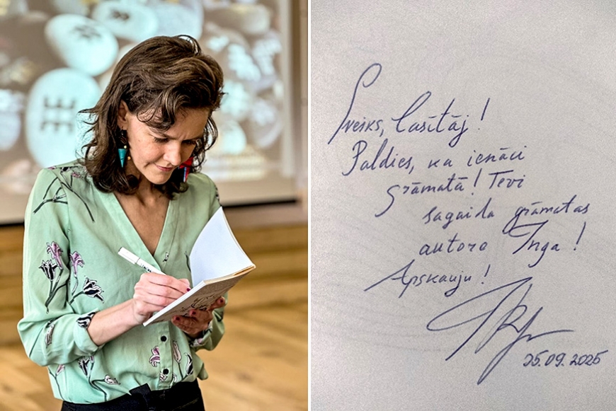 Alojā saruna par radošumu ar dzejnieci Ingu Pizāni