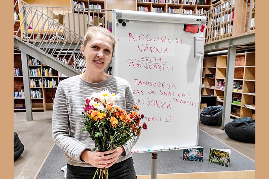 Alojas pamatskolēni spēlējas ar stāstiem