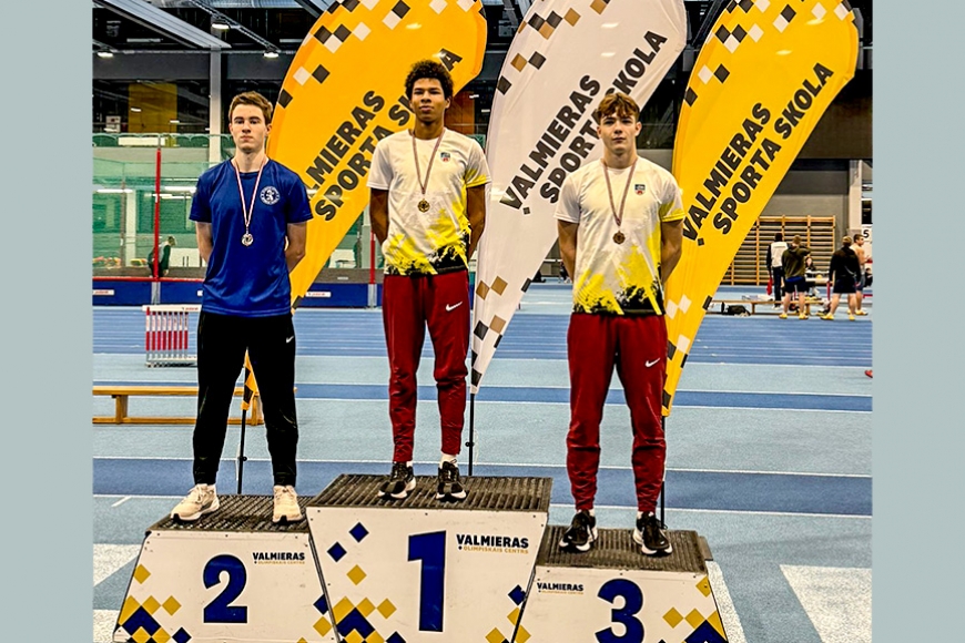 Sacensību sezonu veiksmīgi sāk U18 un U20 vieglatlēti