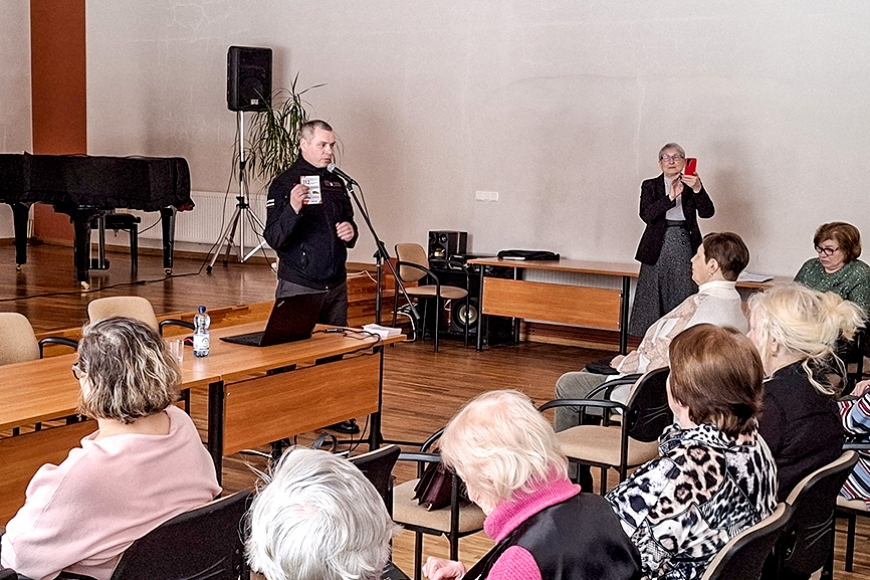 Aizvadīta kārtējā Limbažu pensionāru biedrības sapulce