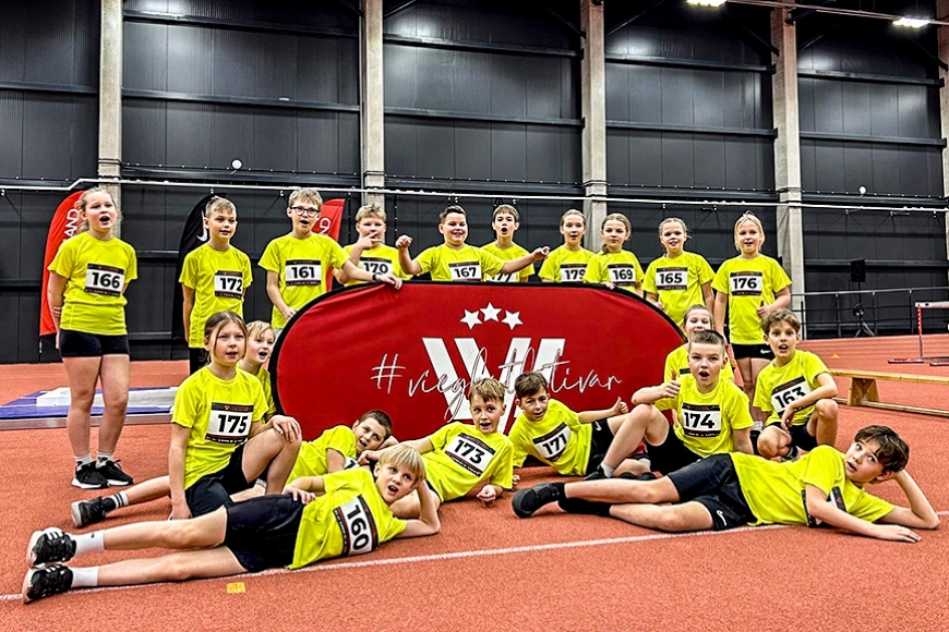 Ar cīņassparu un pozitīvām emocijām U12 vieglatlēti aizvada Jaunatnes kausu