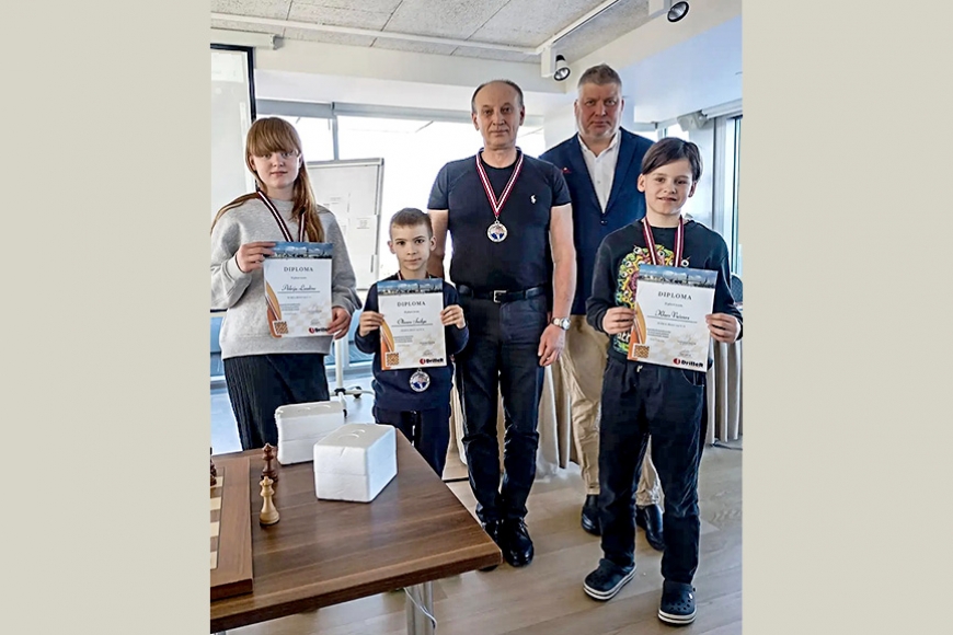 Limbažu jaunajam šahistam Oliveram lieliski sasniegumi sacensībās