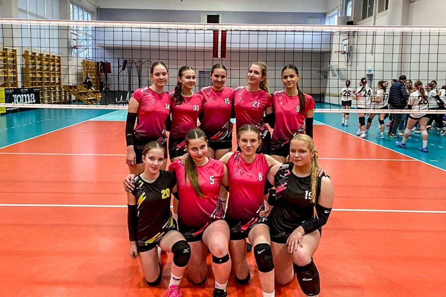 Pavasara brīvlaikā U15 volejbolistes cīnās Latvijas Jaunatnes čempionāta 3. posmā