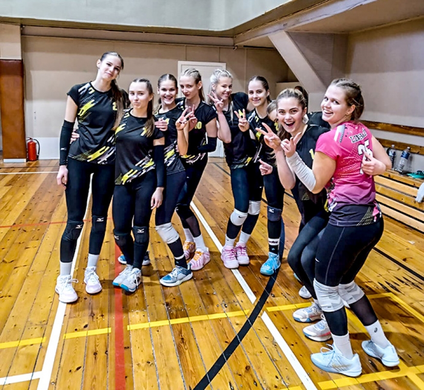 U19 volejbolistēm lielisks sniegums Latvijas Jaunatnes čempionātā