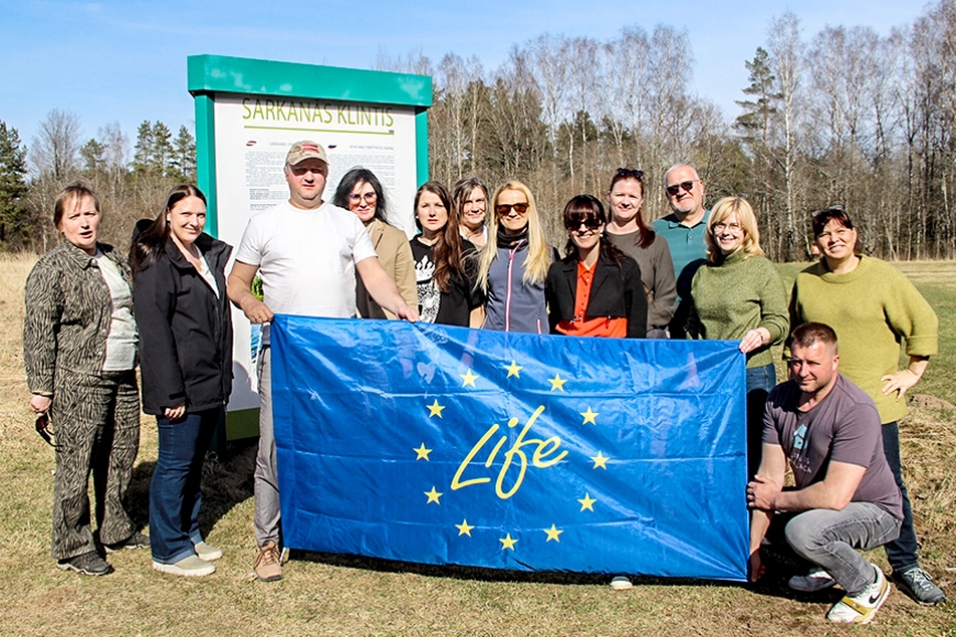 DAP vadītāji iepazīst projekta «LIFE IS SALACA» aktivitātes