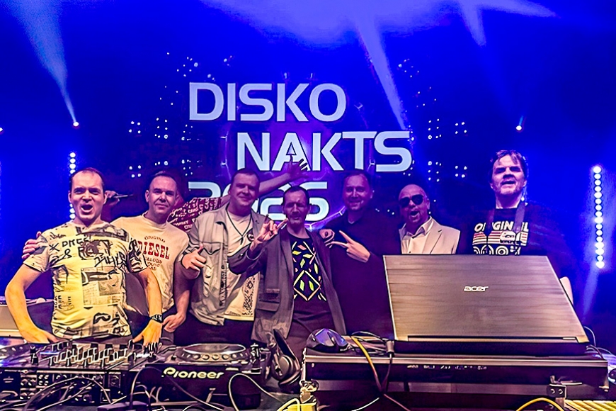 Lēdurgā Disko nakts pasākums «Veco krabju salidojums 2»