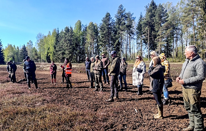 Semināros Rāķa un Maitiņu purvā spriež par teritoriju izmantošanu