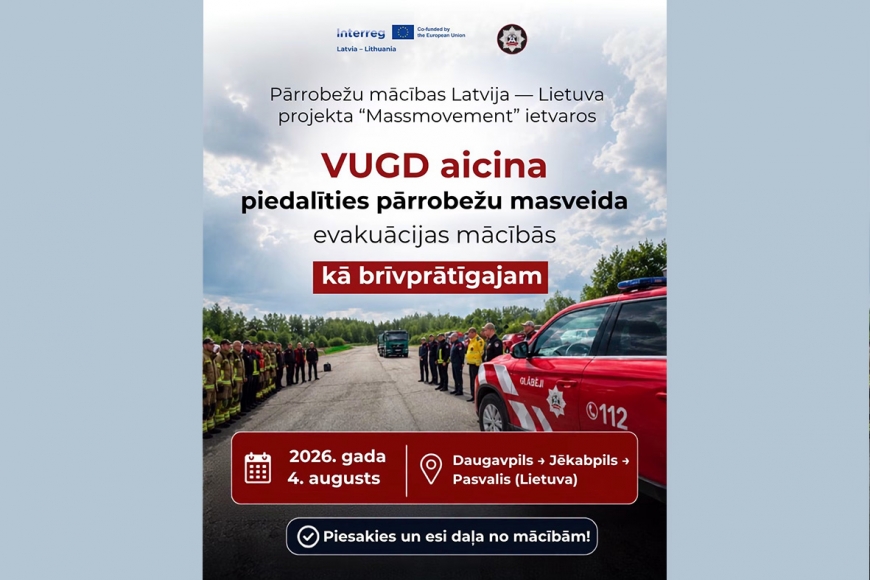 Latgale: Latgales iedzīvotāji piedalīsies evakuācijas simulācijas mācībās