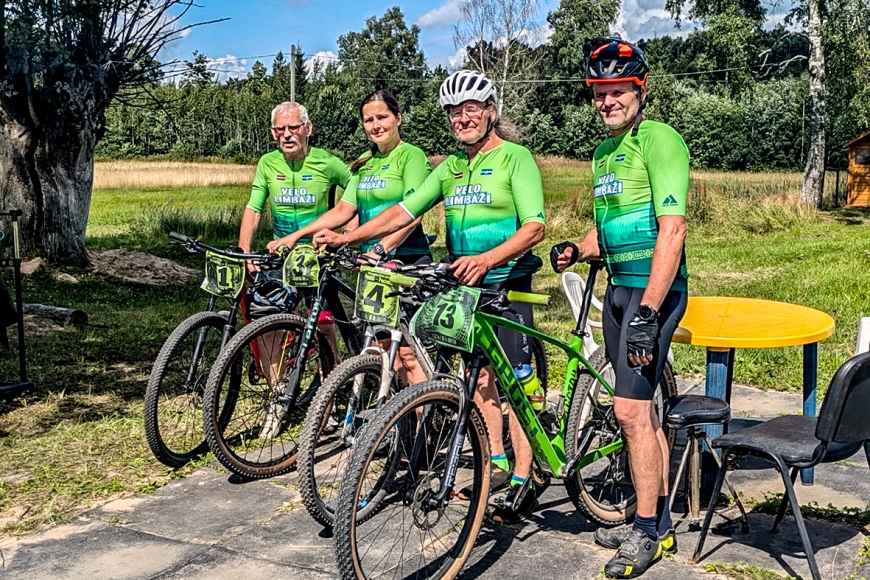 Mūspusē notika pirmais 6 h un 12 h MTB velobrauciens