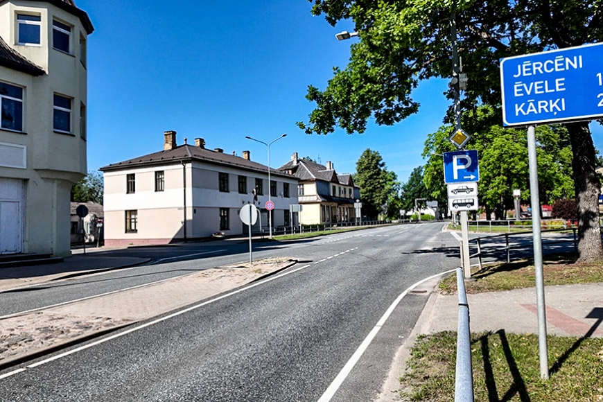 Vidzeme: Strenčos atjaunos tranzīta ielas posmu